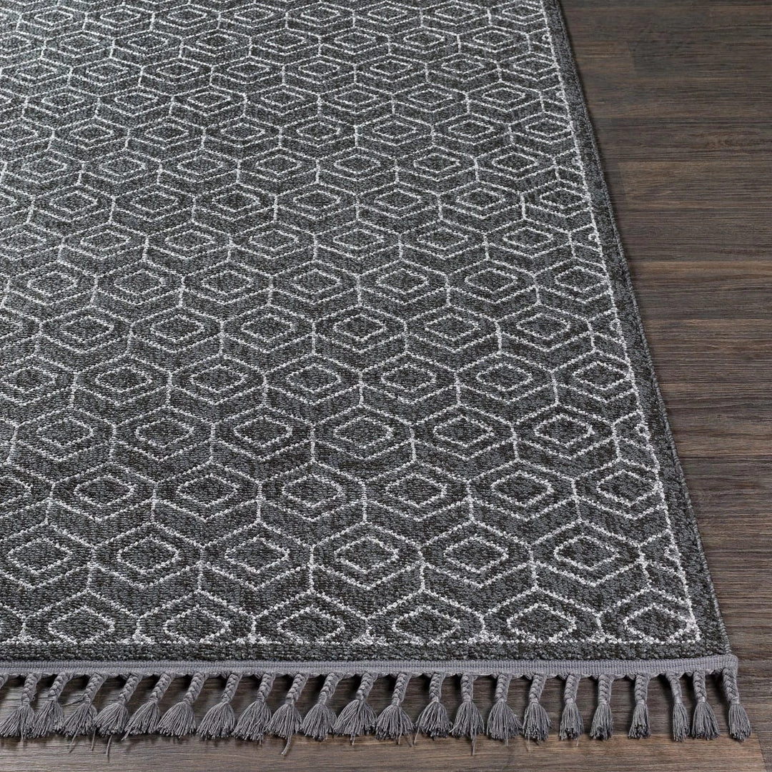 SURYA TACOMA RUG: CHARCOAL 5 SURYA TACOMA RUG: CHARCOAL