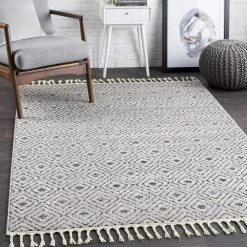 SURYA TACOMA RUG: KHAKI, ASH