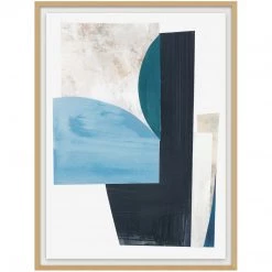 L ART Wall Art "REVIVE IV" GLASS FRAMED ART