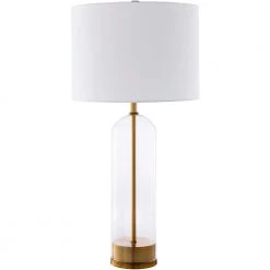 SURYA REVOLVE GLASS TABLE LAMP Lighting