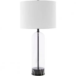 SURYA REVOLVE GLASS TABLE LAMP Lighting