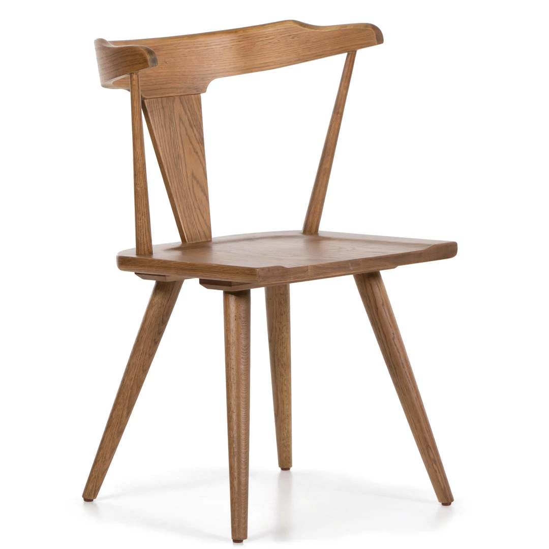 FOUR HANDS RIPLEY OAK WOOD DINING CHAIR 2 FOUR HANDS RIPLEY OAK WOOD DINING CHAIR