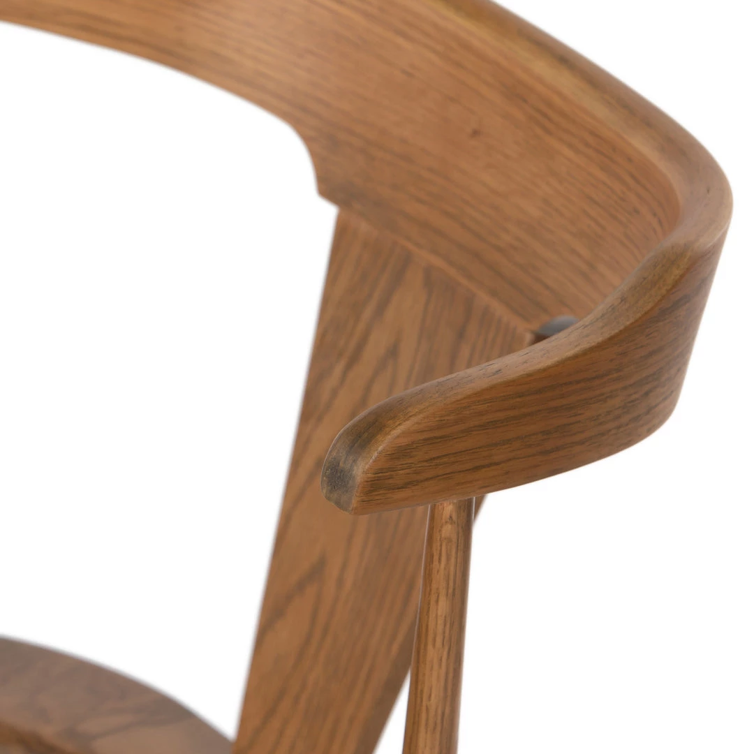 FOUR HANDS RIPLEY OAK WOOD DINING CHAIR 8 FOUR HANDS RIPLEY OAK WOOD DINING CHAIR