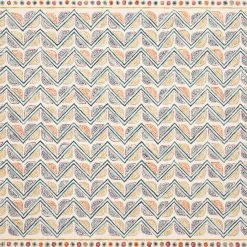 LOLOI PRITI 03 HOOKED WOOL RUG: IVORY, MULTI