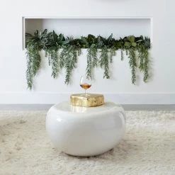 PHILLIPS COLLECTION RIVER STONE INDOOR-OUTDOOR COFFEE TABLE: WHITE 10 PHILLIPS COLLECTION RIVER STONE INDOOR-OUTDOOR COFFEE TABLE: WHITE