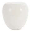 PHILLIPS COLLECTION Furniture RIVER STONE END TABLE: WHITE