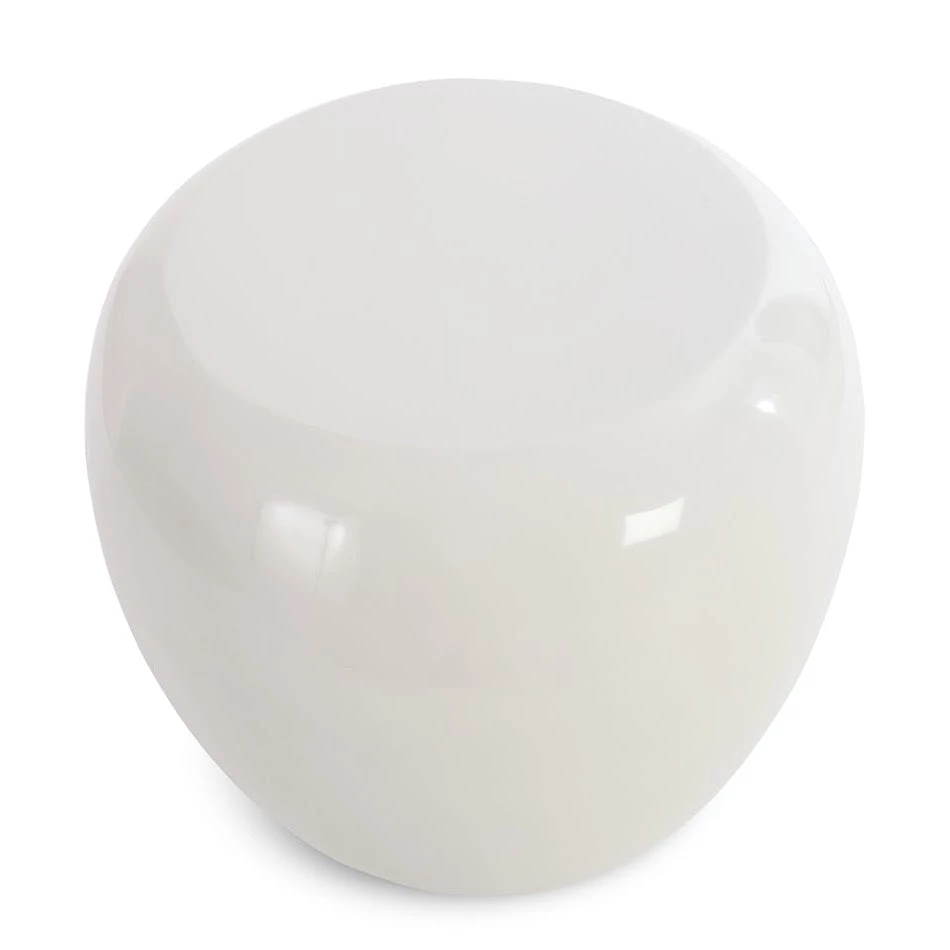 PHILLIPS COLLECTION Furniture RIVER STONE END TABLE: WHITE 2 PHILLIPS COLLECTION Furniture RIVER STONE END TABLE: WHITE