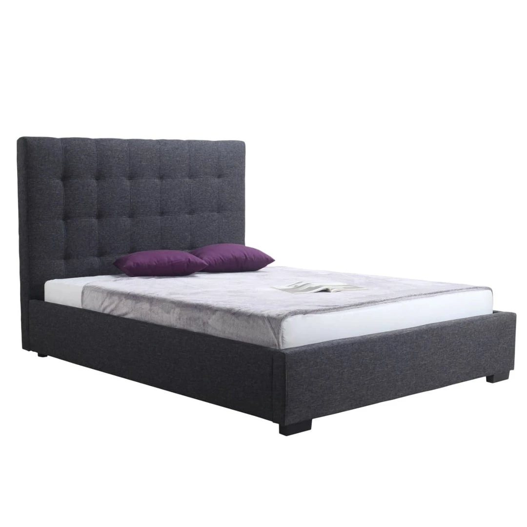 MOES LIAM STORAGE QUEEN BED: CHARCOAL LINEN 3 MOES LIAM STORAGE QUEEN BED: CHARCOAL LINEN