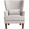 MOES Living Room PRINCE ARM CHAIR: GREY VELVET