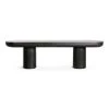 MOES ROCCA BLACK CONCRETE DINING BENCH