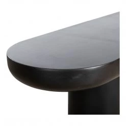 MOES ROCCA BLACK CONCRETE DINING BENCH