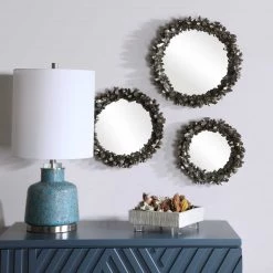 UTTERMOST ROCK CRYSTAL MIRRORS | SET OF 3