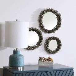 UTTERMOST ROCK CRYSTAL MIRRORS | SET OF 3