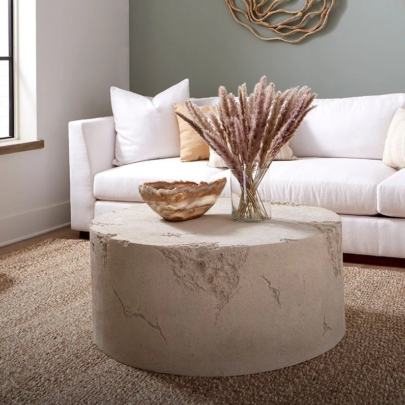 PHILLIPS COLLECTION Furniture ROMAN STONE FORMATION COFFEE TABLE 2 PHILLIPS COLLECTION Furniture ROMAN STONE FORMATION COFFEE TABLE