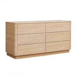 MOES ROUND OFF DRESSER: OAK
