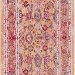 SURYA MAGGIE RUG: PEACH MULTI 6 SURYA MAGGIE RUG: PEACH MULTI