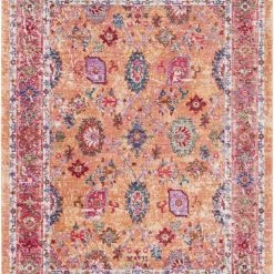 SURYA MAGGIE RUG: PEACH MULTI