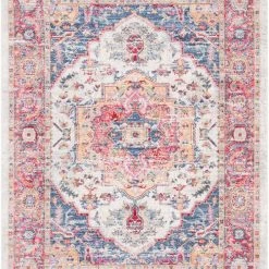 SURYA MALISA RUG: CORAL MULTI