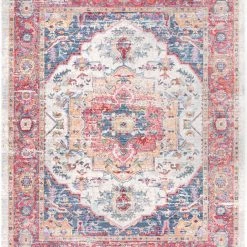 SURYA MALISA RUG: CORAL MULTI