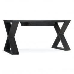 HOOKER RUSTIC BLACK X-BASE WRITING DESK