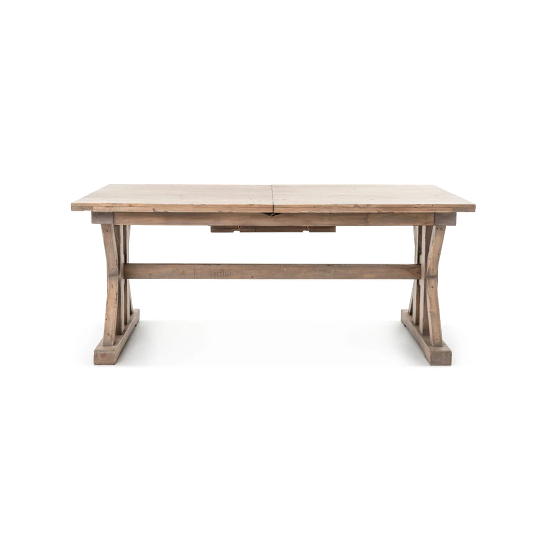 FOUR HANDS Kitchen + Dining RUSTIC FARMHOUSE EXTENDABLE DINING TABLE 2 FOUR HANDS Kitchen + Dining RUSTIC FARMHOUSE EXTENDABLE DINING TABLE