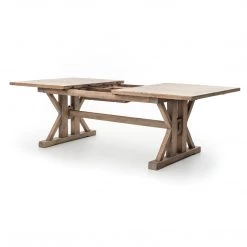 FOUR HANDS Kitchen + Dining RUSTIC FARMHOUSE EXTENDABLE DINING TABLE 10 FOUR HANDS Kitchen + Dining RUSTIC FARMHOUSE EXTENDABLE DINING TABLE