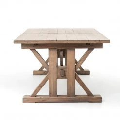 FOUR HANDS Kitchen + Dining RUSTIC FARMHOUSE EXTENDABLE DINING TABLE 11 FOUR HANDS Kitchen + Dining RUSTIC FARMHOUSE EXTENDABLE DINING TABLE