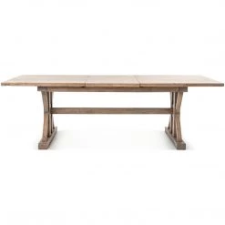 FOUR HANDS Kitchen + Dining RUSTIC FARMHOUSE EXTENDABLE DINING TABLE