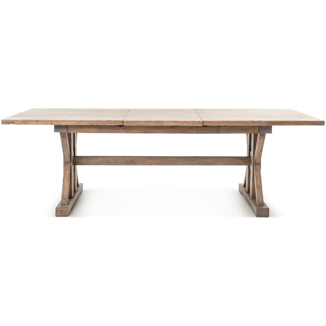 FOUR HANDS Kitchen + Dining RUSTIC FARMHOUSE EXTENDABLE DINING TABLE 1 FOUR HANDS Kitchen + Dining RUSTIC FARMHOUSE EXTENDABLE DINING TABLE