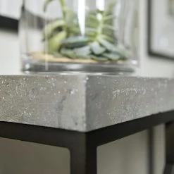 HOOKER RYKER FAUX CONCRETE TOP CONSOLE Furniture 6 HOOKER RYKER FAUX CONCRETE TOP CONSOLE Furniture
