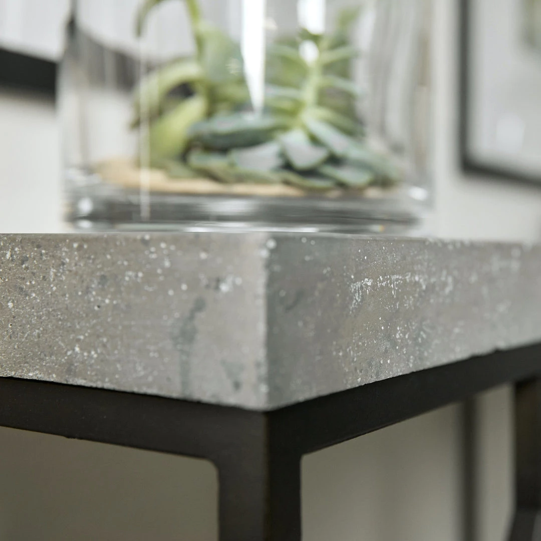 HOOKER RYKER FAUX CONCRETE TOP CONSOLE Furniture 3 HOOKER RYKER FAUX CONCRETE TOP CONSOLE Furniture