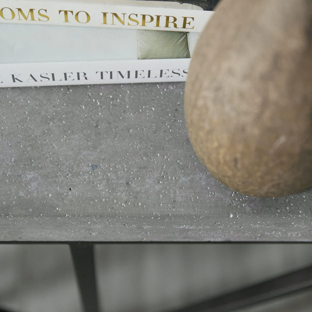 HOOKER RYKER FAUX CONCRETE TOP CONSOLE Furniture 4 HOOKER RYKER FAUX CONCRETE TOP CONSOLE Furniture