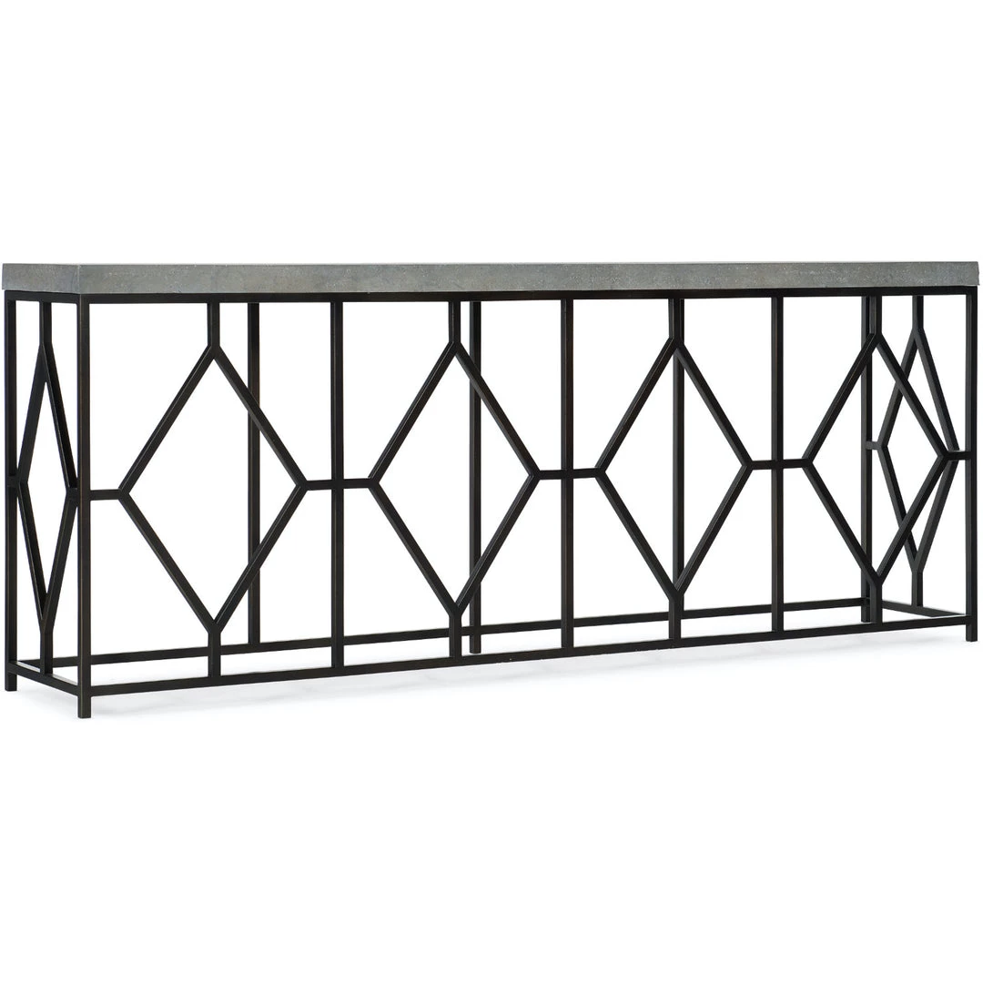HOOKER RYKER FAUX CONCRETE TOP CONSOLE Furniture 1 HOOKER RYKER FAUX CONCRETE TOP CONSOLE Furniture
