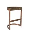 MOES Kitchen + Dining SADDLE WOOD + COPPER COUNTER STOOL