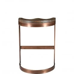 MOES Kitchen + Dining SADDLE WOOD + COPPER COUNTER STOOL