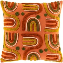 SURYA Pillows + Decor SAFRA EMBROIDERED PILLOW