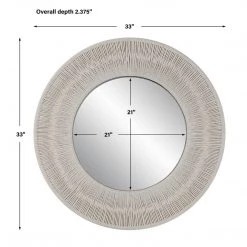 UTTERMOST Mirrors SAILOR'S KNOT SMALL ROUND MIRROR