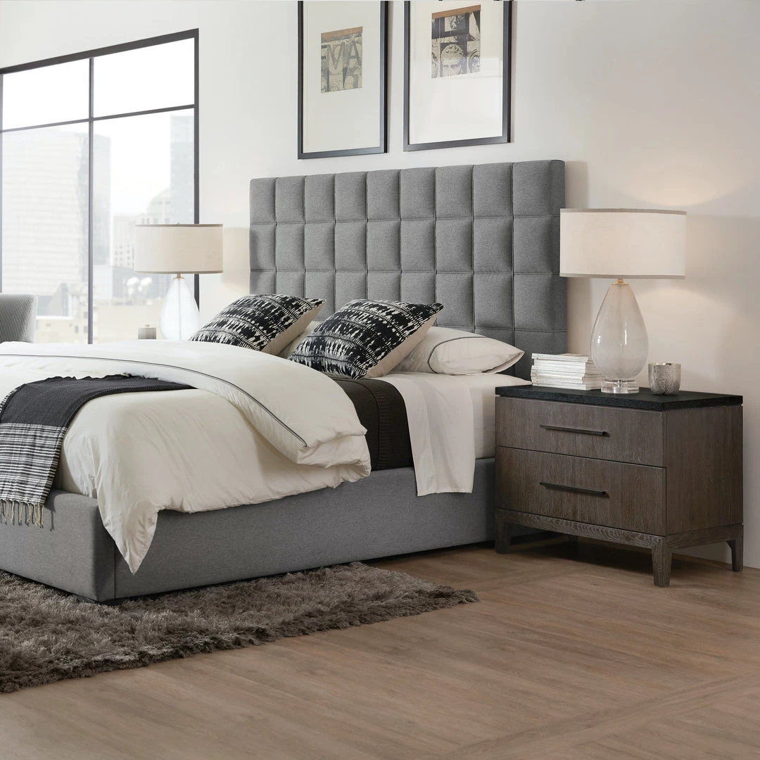 HOOKER Furniture SAN MARCOS BLUESTONE TOP NIGHTSTAND 4 HOOKER Furniture SAN MARCOS BLUESTONE TOP NIGHTSTAND