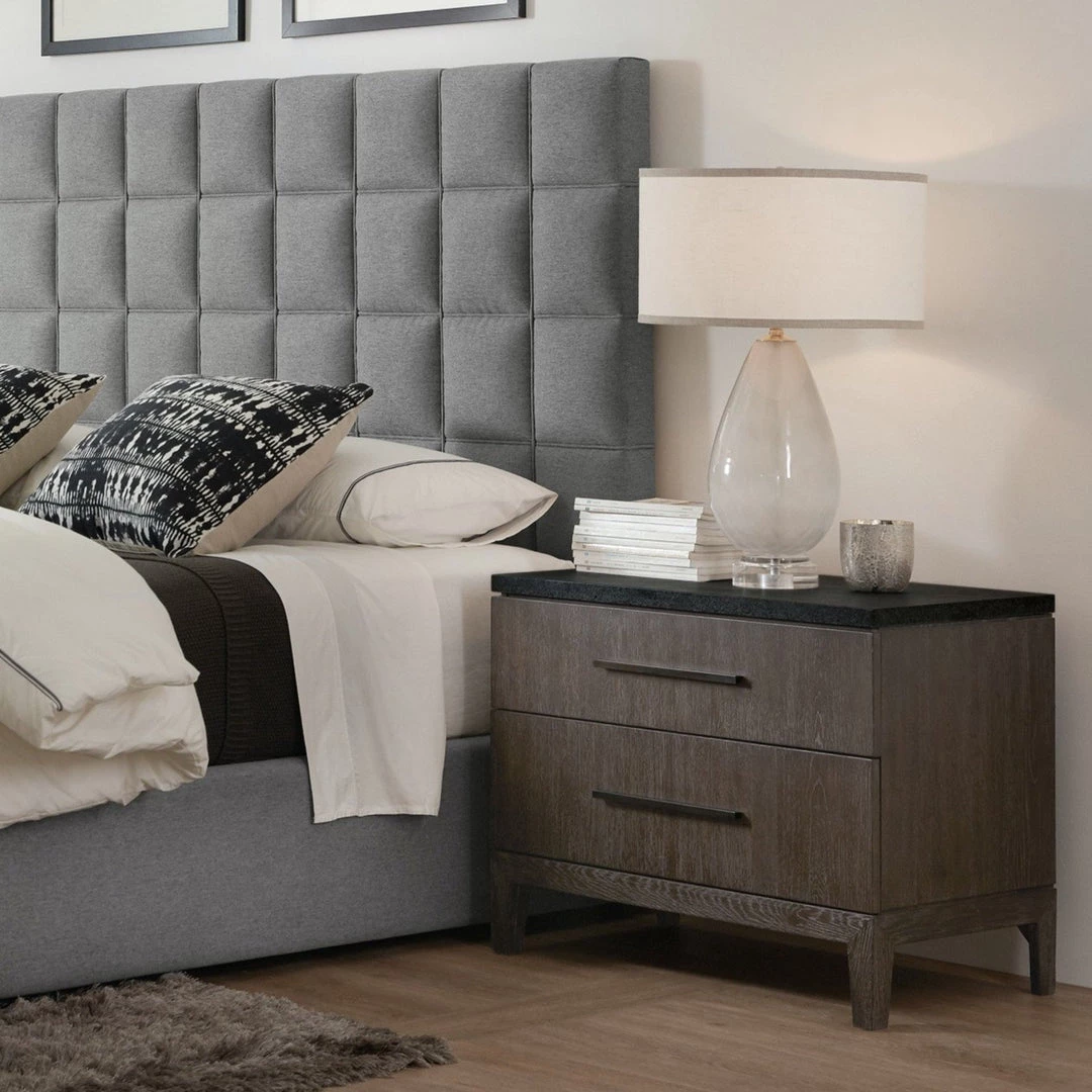 HOOKER Furniture SAN MARCOS BLUESTONE TOP NIGHTSTAND 2 HOOKER Furniture SAN MARCOS BLUESTONE TOP NIGHTSTAND