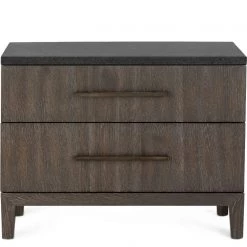 HOOKER Furniture SAN MARCOS BLUESTONE TOP NIGHTSTAND