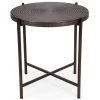URBIA Living Room SANSKRIT HAMMERED COPPER END TABLE