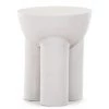 FOUR HANDS SANTE END TABLE: MATTE WHITE Furniture