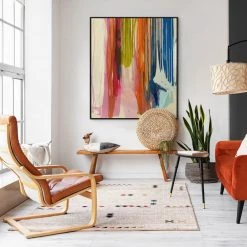 L ART Wall Art "SATURDAYS I" CANVAS ART