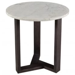 MOES SATWARIA MARBLE TOP SIDE TABLE