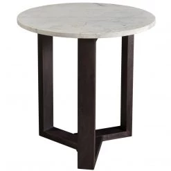 MOES SATWARIA MARBLE TOP SIDE TABLE