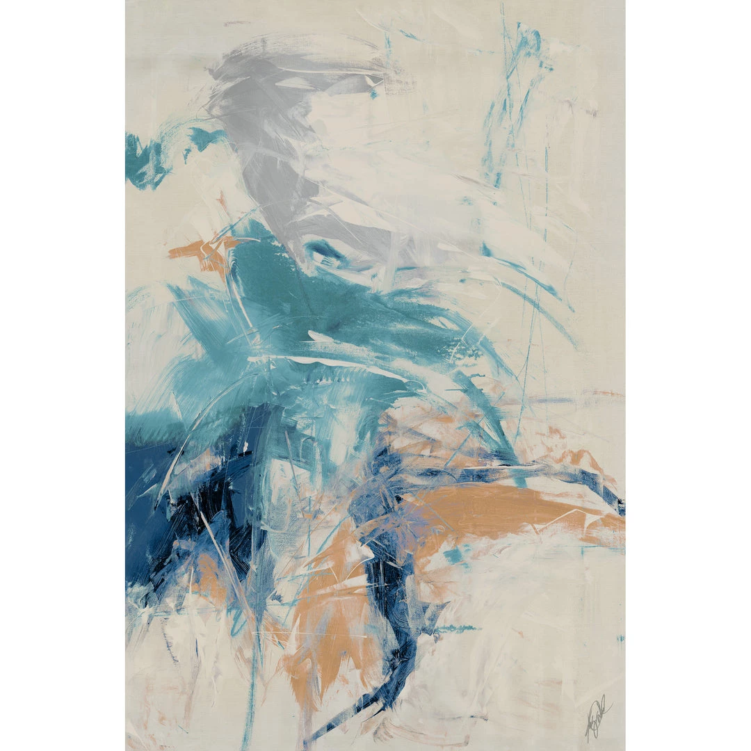 L ART "SCRAPPY II" CANVAS ART 4 L ART "SCRAPPY II" CANVAS ART