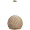 UTTERMOST SEAGRASS DOME PENDANT Lighting