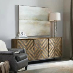 HOOKER SERRAMONTE MEDIA CONSOLE CREDENZA