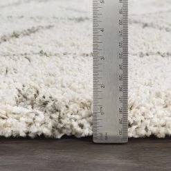 SURYA KENDI SHAG: IVORY Rug