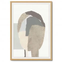 L ART "SHADOWS" GLASS FRAMED ART SERIES 13 L ART